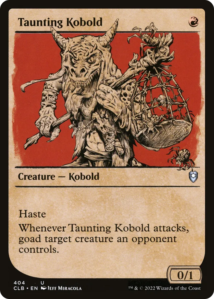 Taunting Kobold — Commander Legends: Battle for Baldur's Gate — Magic: The Gathering