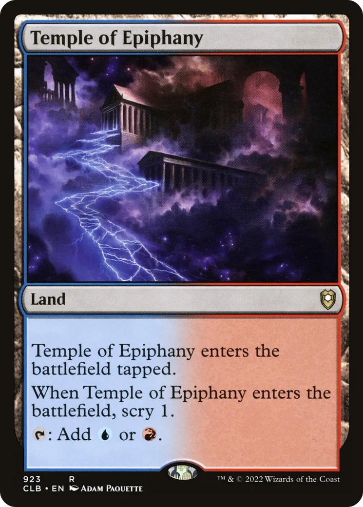Temple de la révélation — Commander Legends: Battle for Baldur's Gate — Magic: The Gathering