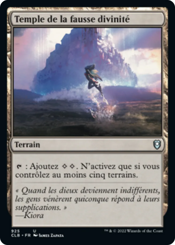 Temple de la fausse divinité — Commander Legends: Battle for Baldur's Gate — Magic: The Gathering