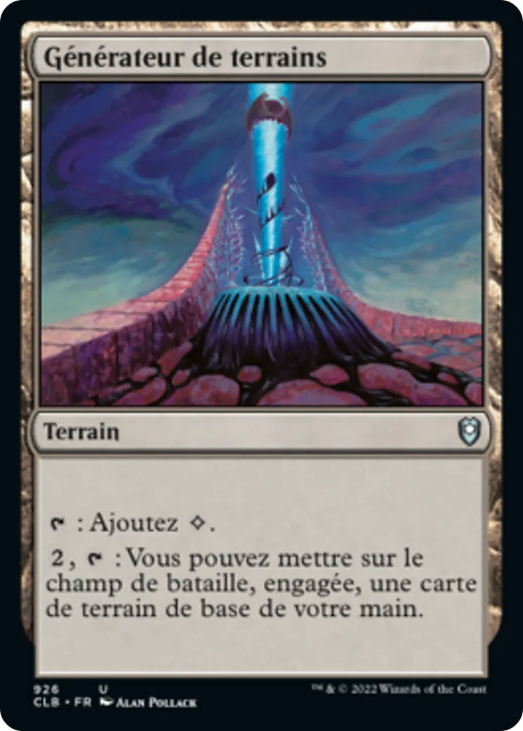 Générateur de terrains — Commander Legends: Battle for Baldur's Gate — Magic: The Gathering