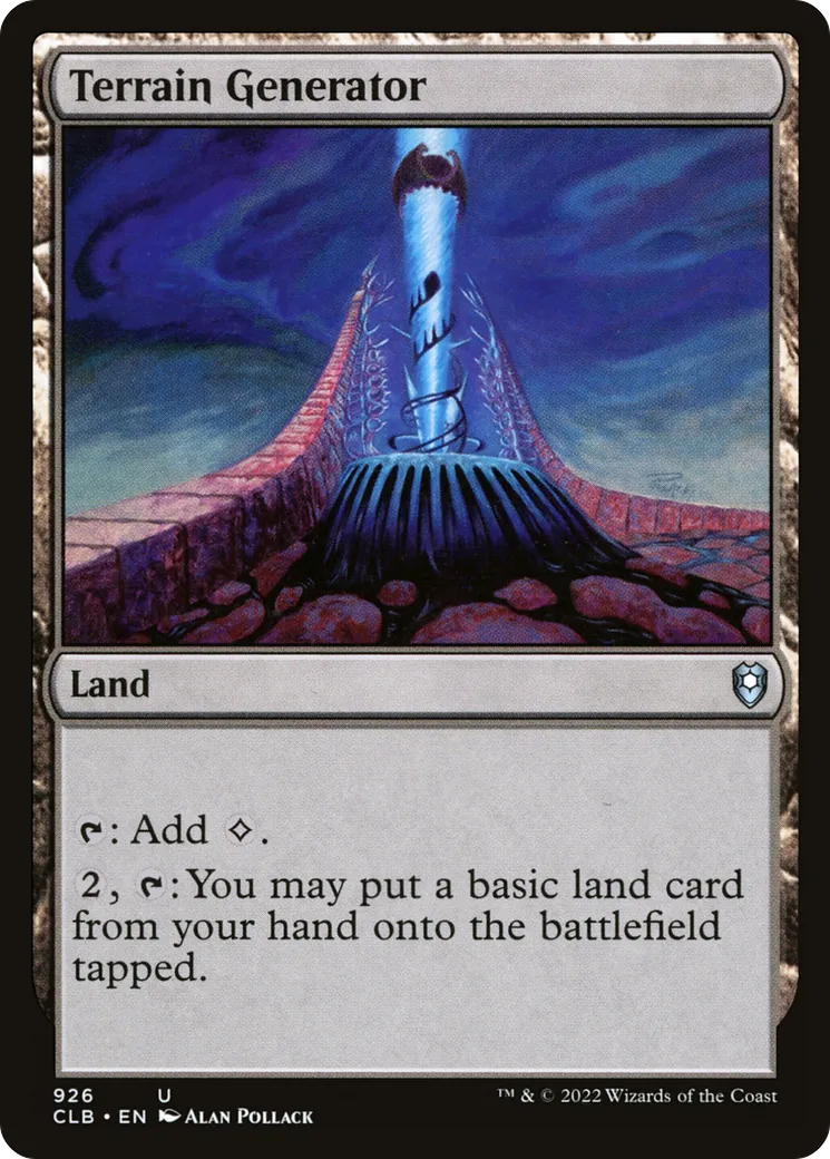 Terrain Generator — Commander Legends: Battle for Baldur's Gate — Magic: The Gathering