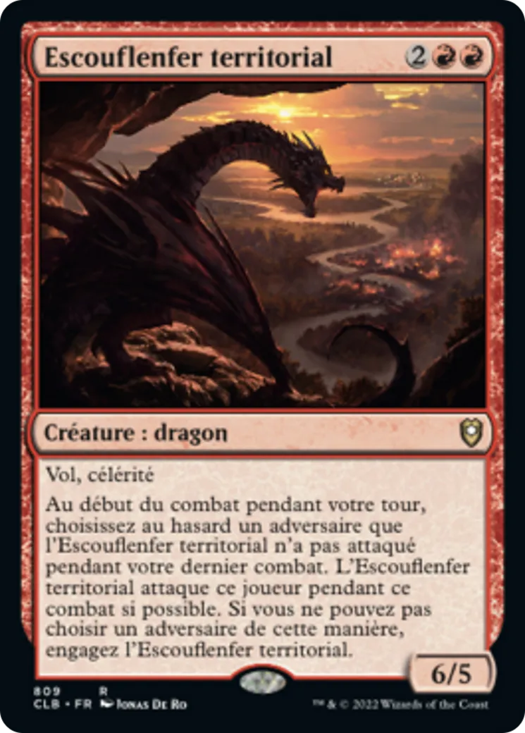 Escouflenfer territorial — Commander Legends: Battle for Baldur's Gate — Magic: The Gathering