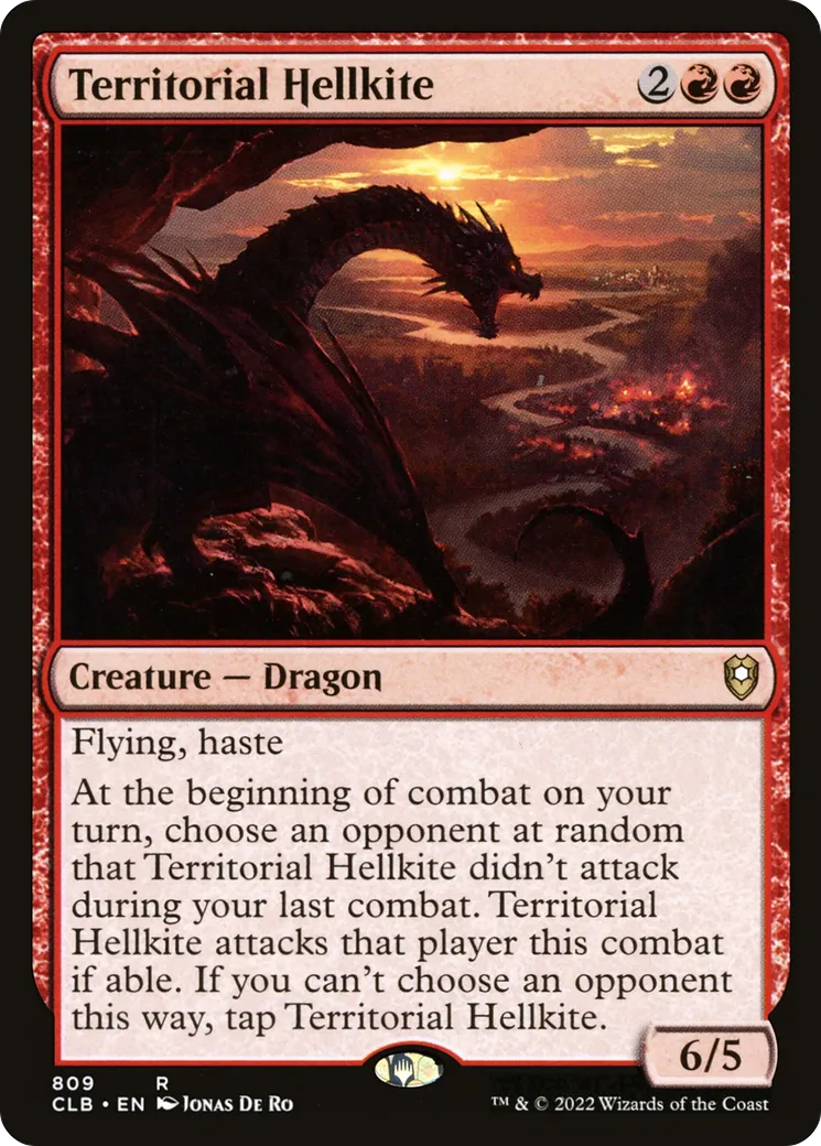 Territorial Hellkite from Commander Legends: Battle for Baldur's Gate - Magic: The Gathering