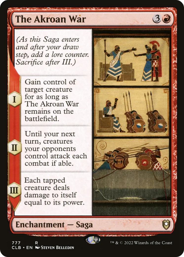 La Guerre d'Akros — Commander Legends: Battle for Baldur's Gate — Magic: The Gathering