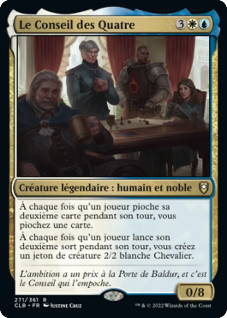 Le Conseil des Quatre — Commander Legends: Battle for Baldur's Gate — Magic: The Gathering