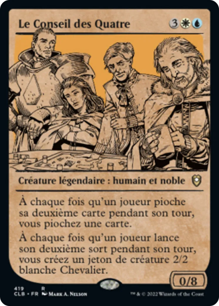 Le Conseil des Quatre — Commander Legends: Battle for Baldur's Gate — Magic: The Gathering