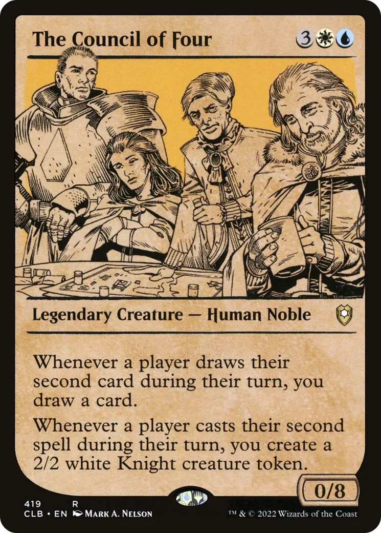 The Council of Four — Commander Legends: Battle for Baldur's Gate — Magic: The Gathering