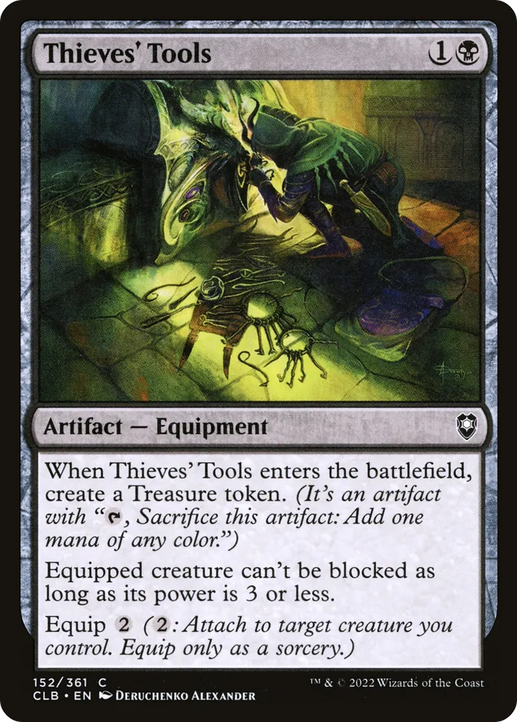 Outils de voleur — Commander Legends: Battle for Baldur's Gate — Magic: The Gathering