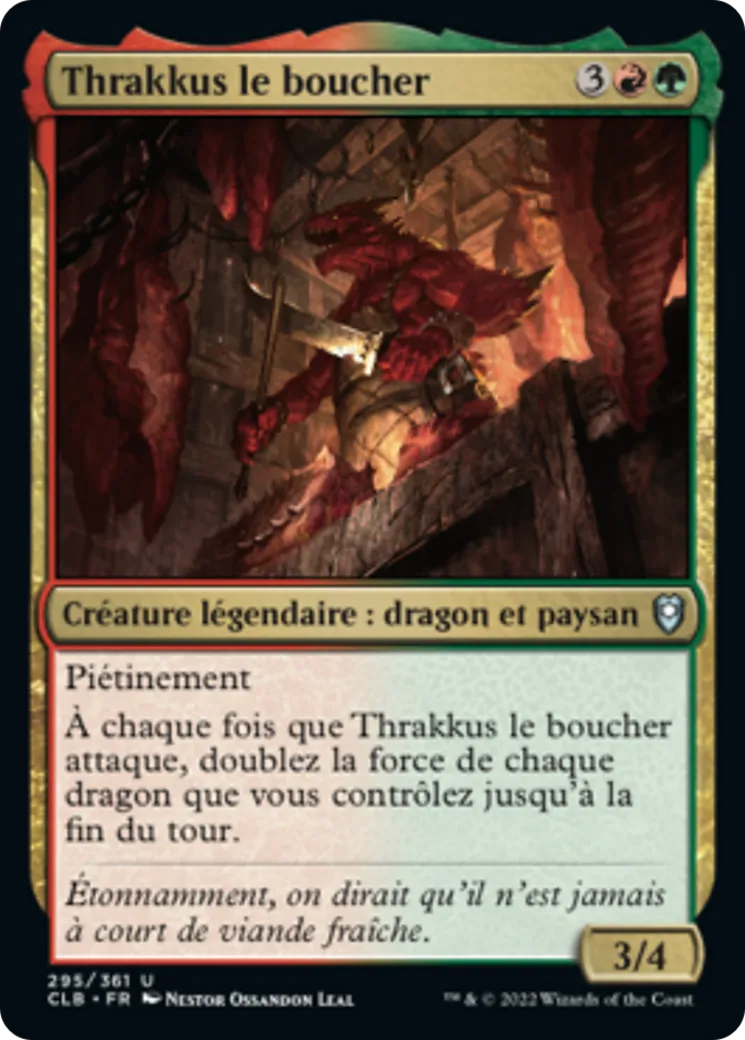 Thrakkus le boucher — Commander Legends: Battle for Baldur's Gate — Magic: The Gathering
