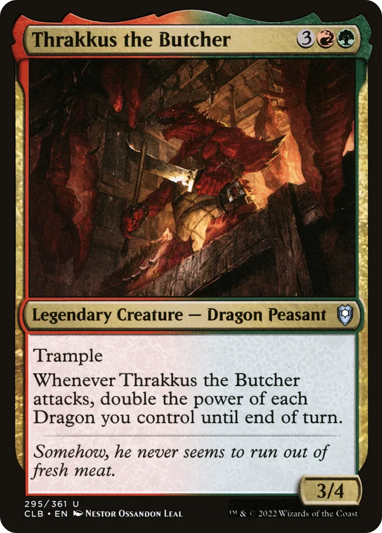 Thrakkus the Butcher — Commander Legends: Battle for Baldur's Gate — Magic: The Gathering