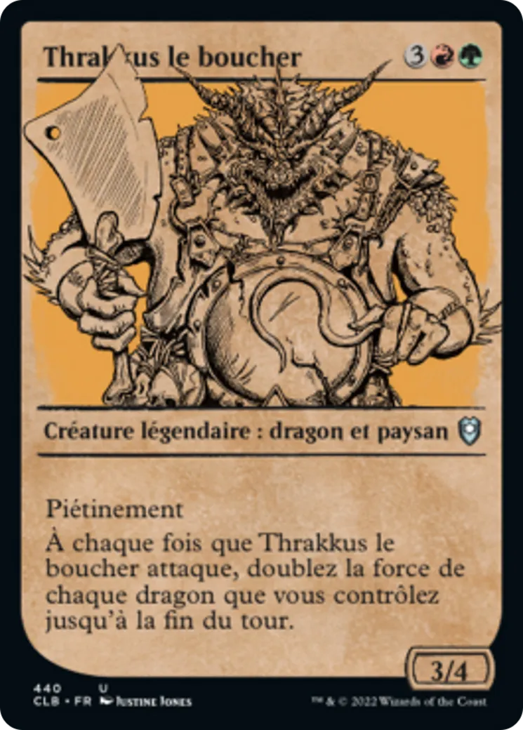 Thrakkus le boucher — Commander Legends: Battle for Baldur's Gate — Magic: The Gathering