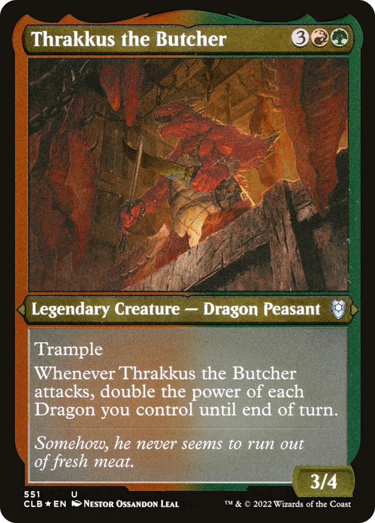 Thrakkus the Butcher — Commander Legends: Battle for Baldur's Gate — Magic: The Gathering