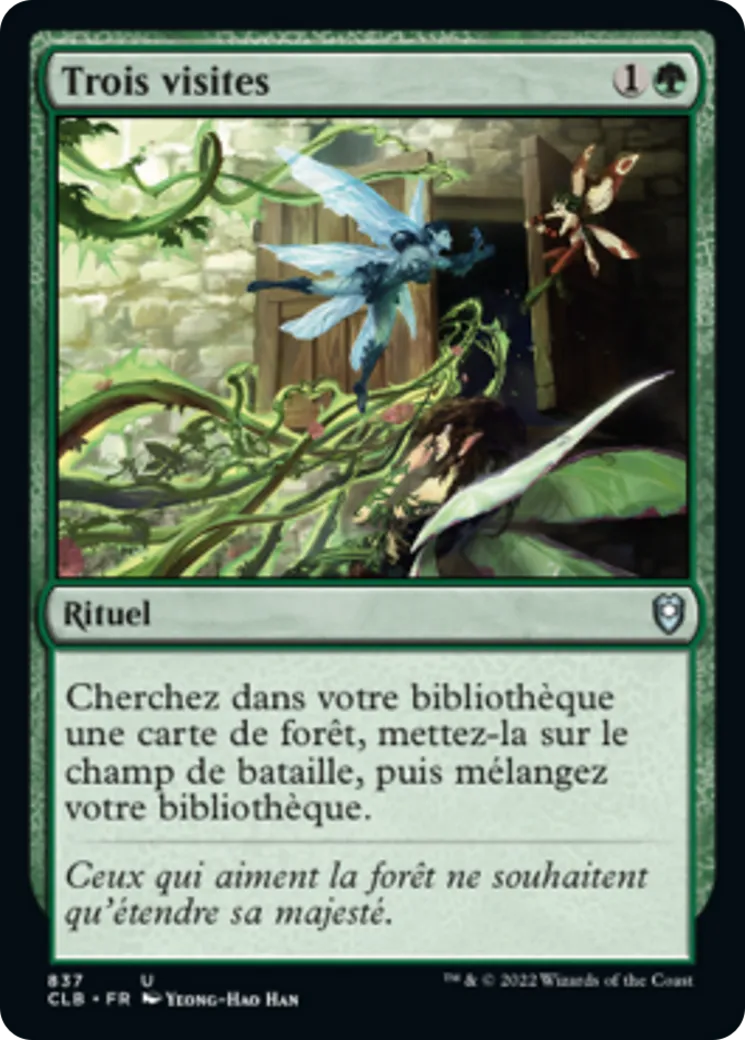 Trois visites — Commander Legends: Battle for Baldur's Gate — Magic: The Gathering