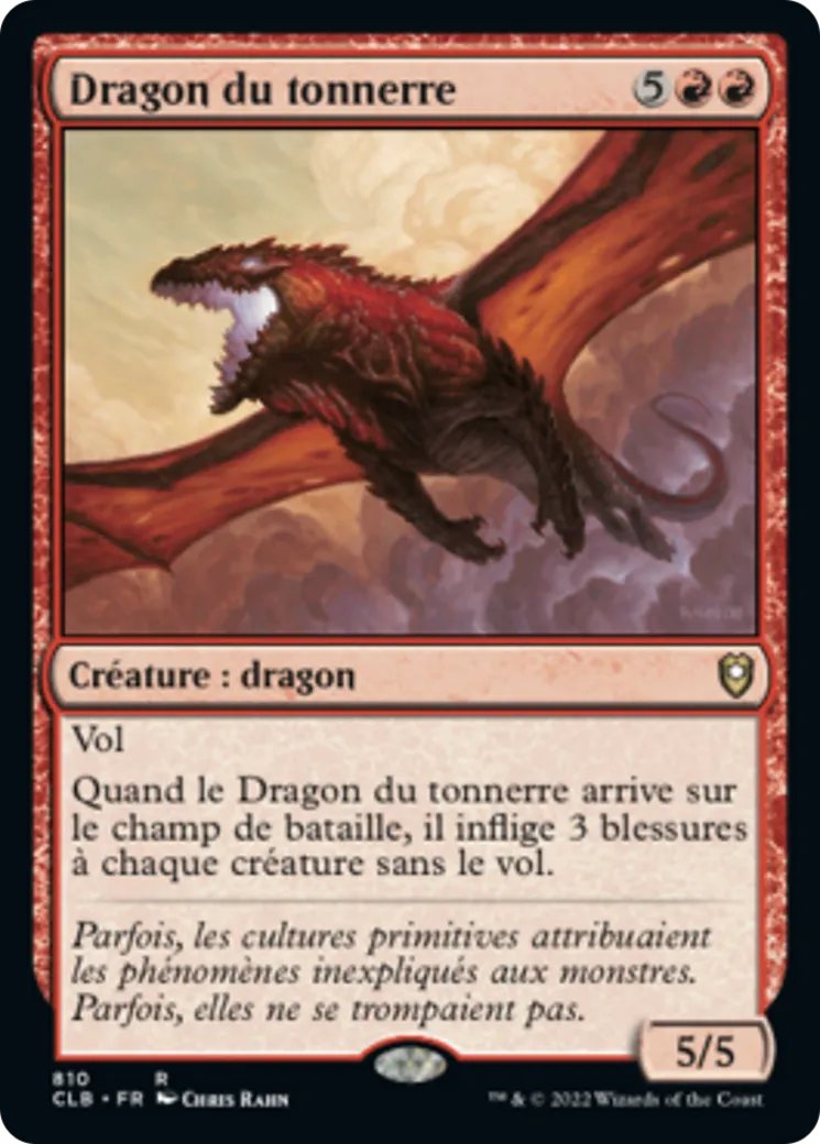 Dragon du tonnerre — Commander Legends: Battle for Baldur's Gate — Magic: The Gathering