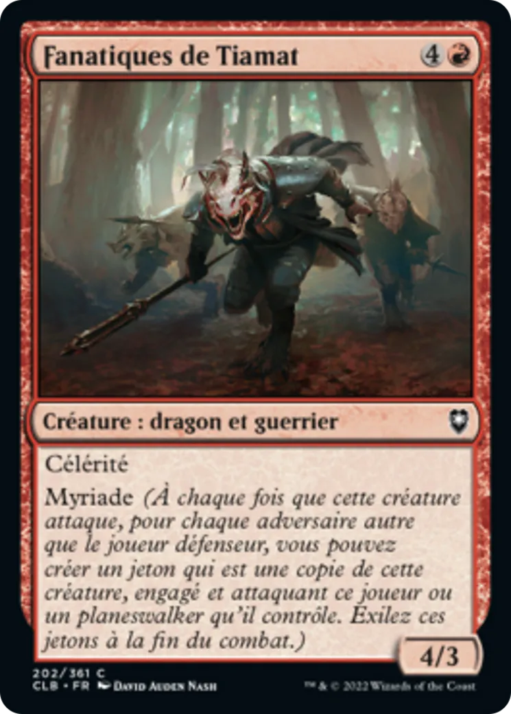 Fanatiques de Tiamat — Commander Legends: Battle for Baldur's Gate — Magic: The Gathering