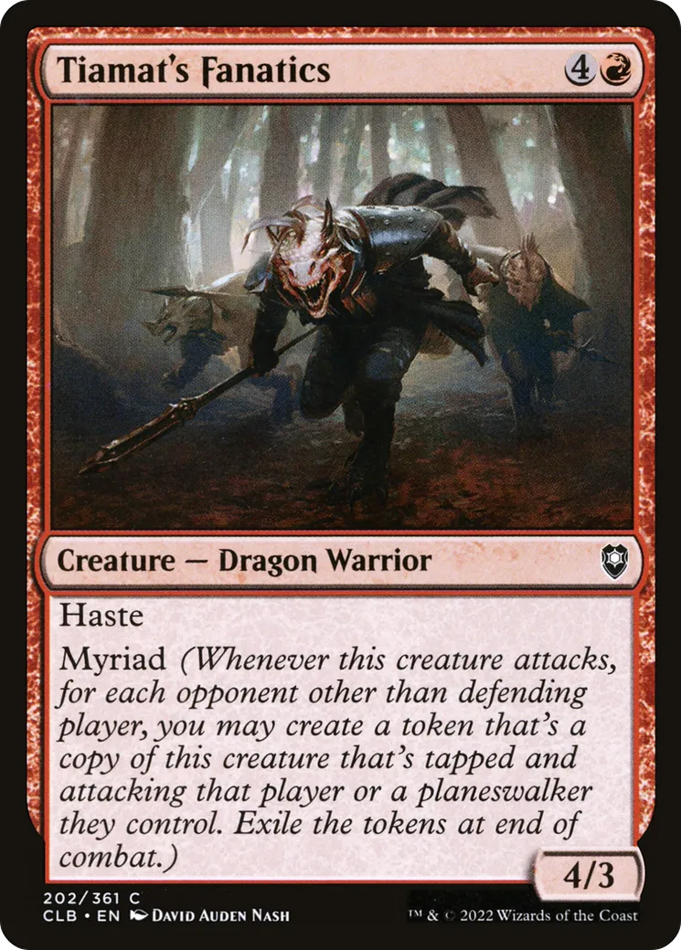 Tiamat's Fanatics — Commander Legends: Battle for Baldur's Gate — Magic: The Gathering