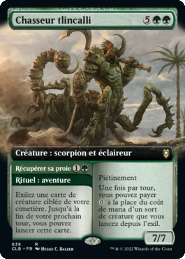 Tlincalli Hunter // Récupérer sa proie — Commander Legends: Battle for Baldur's Gate — Magic: The Gathering