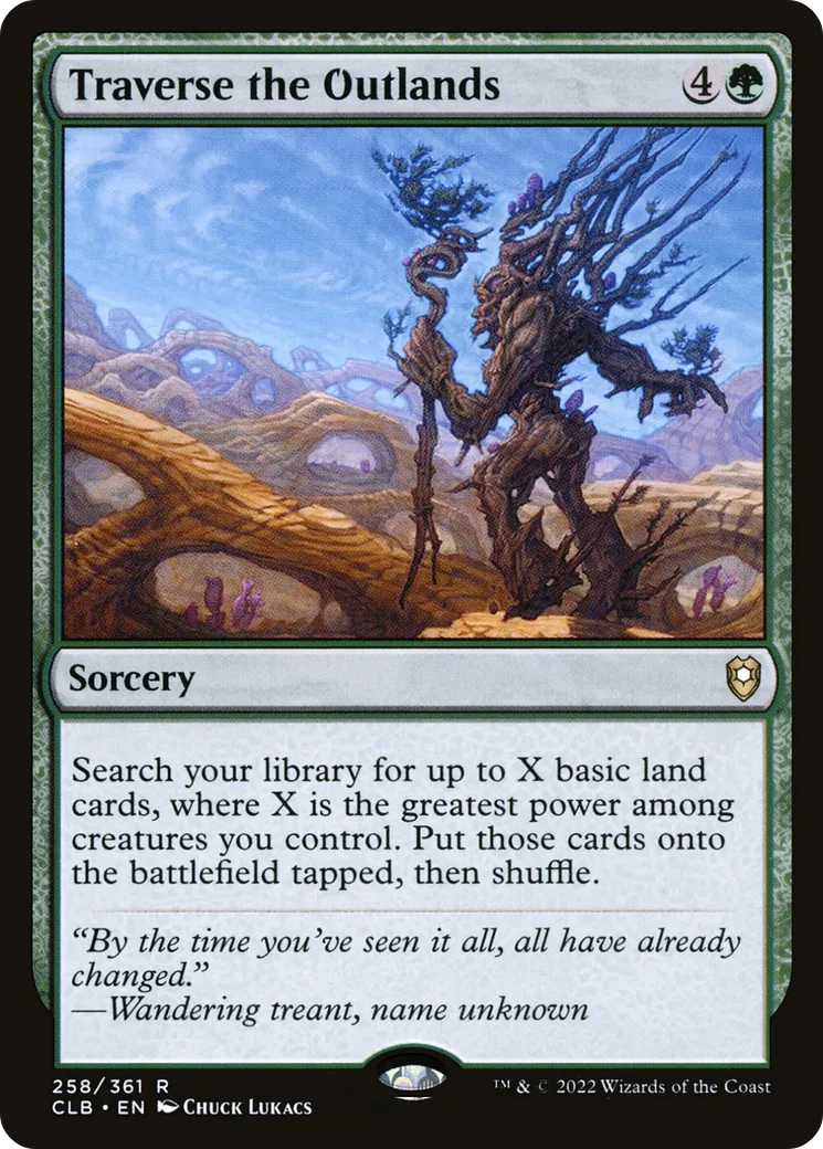 Traverse the Outlands — Commander Legends: Battle for Baldur's Gate — Magic: The Gathering