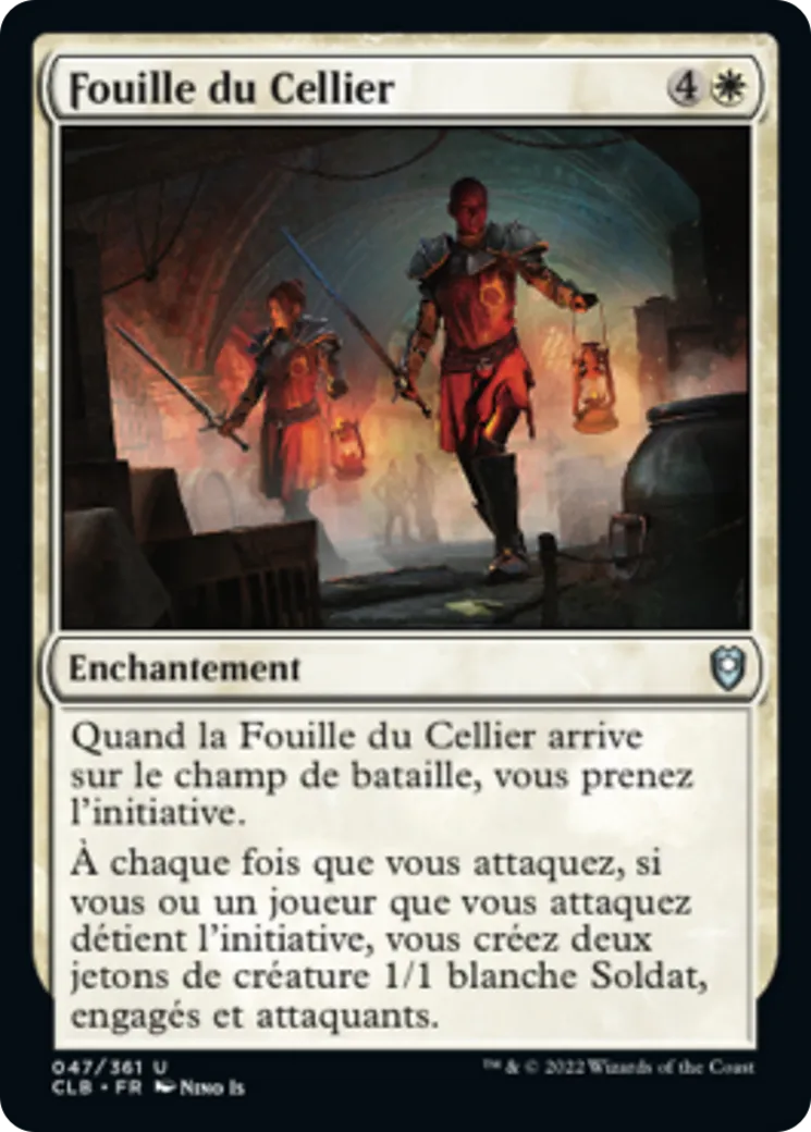 Fouille du Cellier — Commander Legends: Battle for Baldur's Gate — Magic: The Gathering