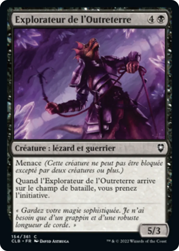 Explorateur de l'Outreterre — Commander Legends: Battle for Baldur's Gate — Magic: The Gathering