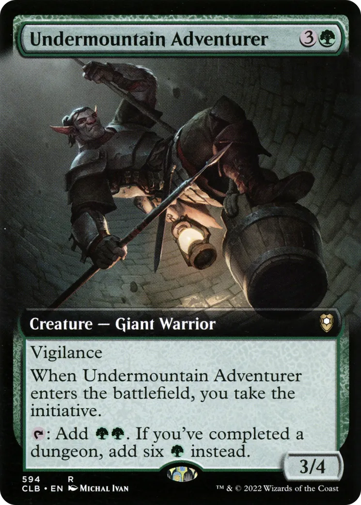 Undermountain Adventurer — Commander Legends: Battle for Baldur's Gate — Magic: The Gathering