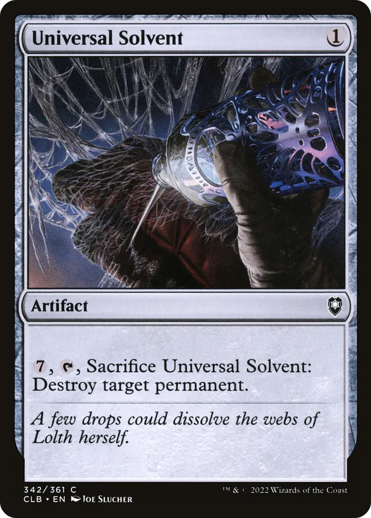 Universal Solvent — Commander Legends: Battle for Baldur's Gate — Magic: The Gathering