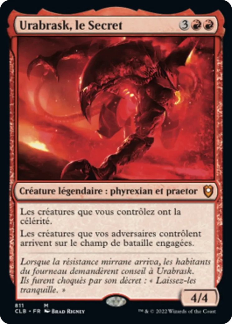 Urabrask le Secret from Commander Legends: Battle for Baldur's Gate - Magic: The Gathering