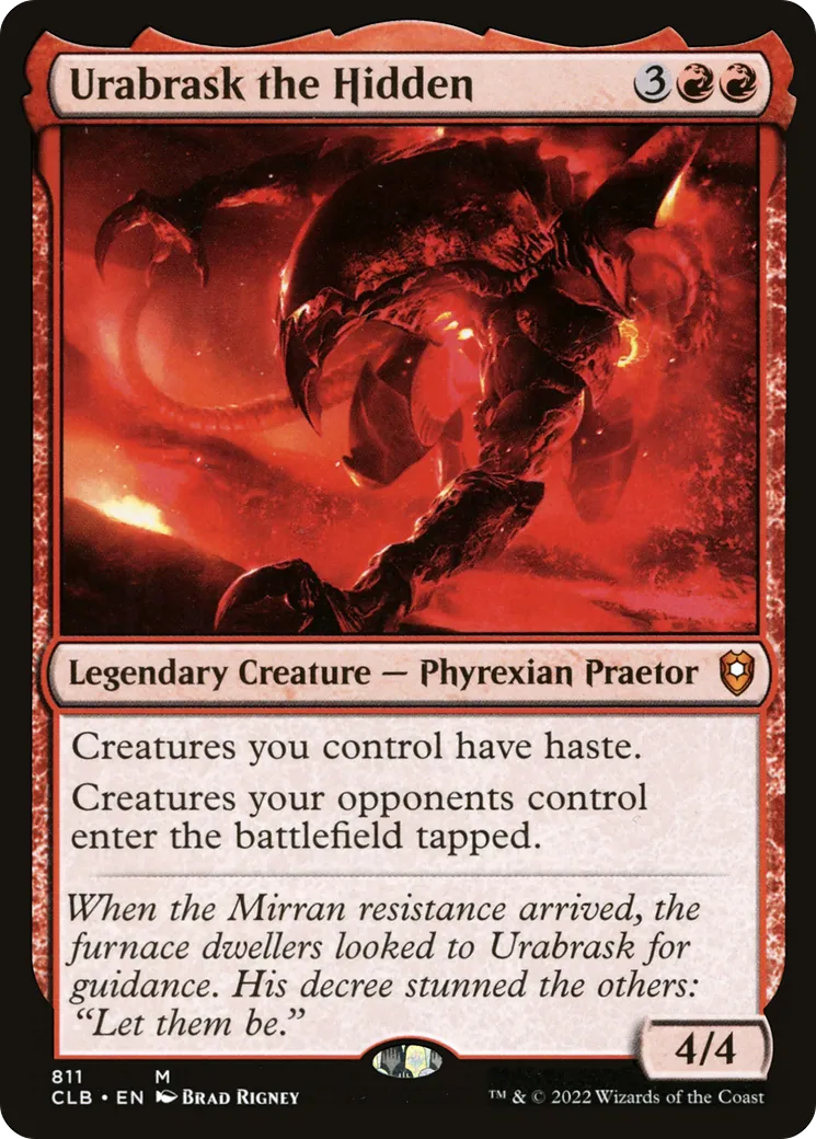 Urabrask the Hidden — Commander Legends: Battle for Baldur's Gate — Magic: The Gathering