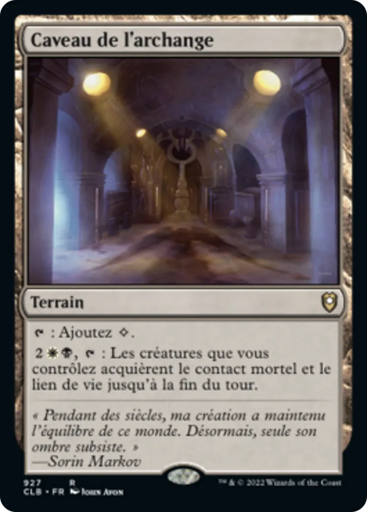 Caveau de l'archange — Commander Legends: Battle for Baldur's Gate — Magic: The Gathering