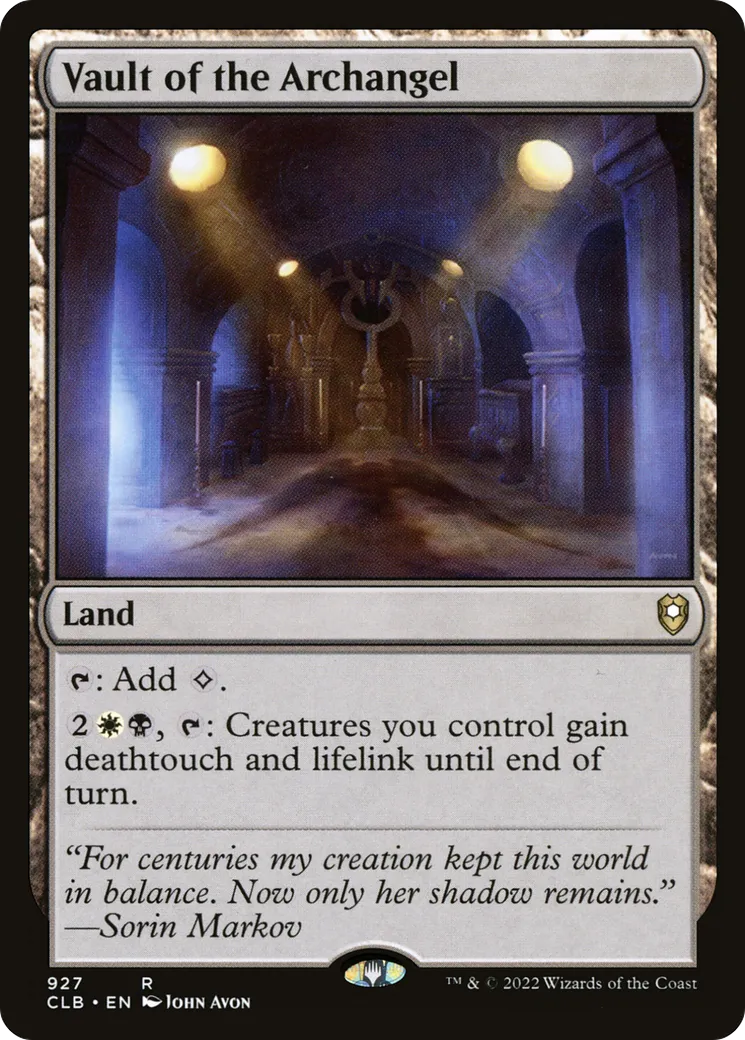 Vault of the Archangel — Commander Legends: Battle for Baldur's Gate — Magic: The Gathering