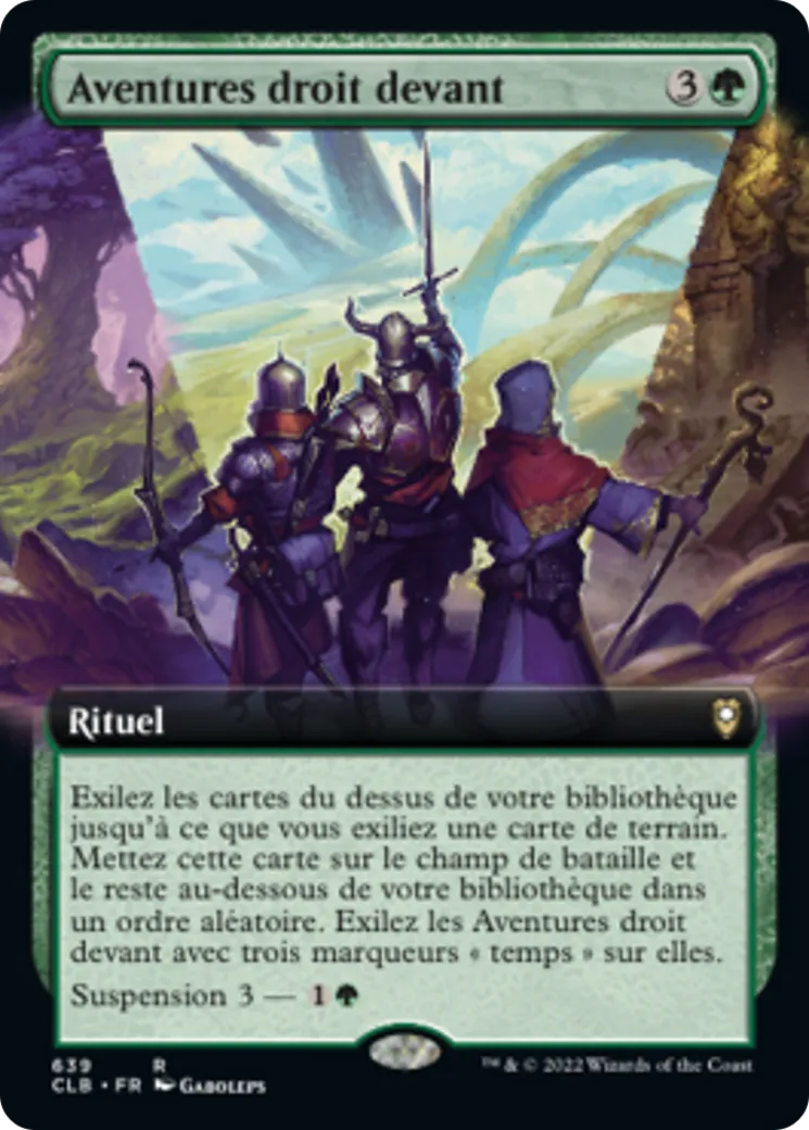 Aventures droit devant — Commander Legends: Battle for Baldur's Gate — Magic: The Gathering