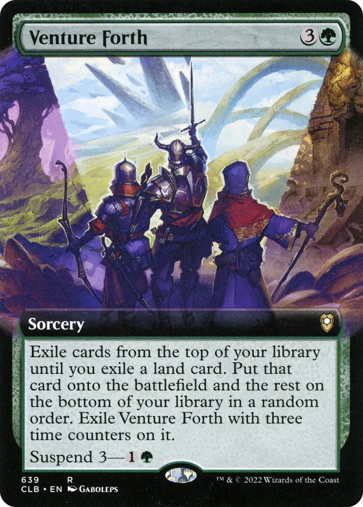 Venture Forth from Commander Legends: Battle for Baldur's Gate - Magic: The Gathering
