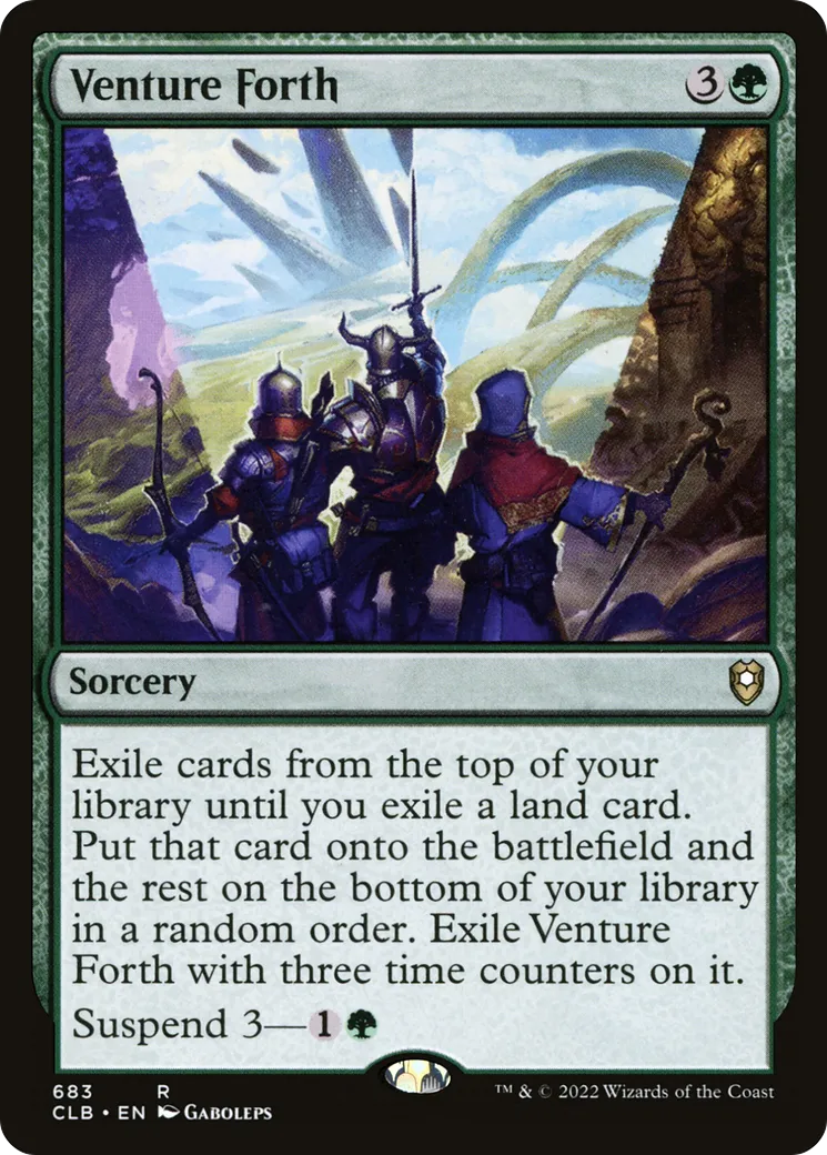 Venture Forth from Commander Legends: Battle for Baldur's Gate - Magic: The Gathering