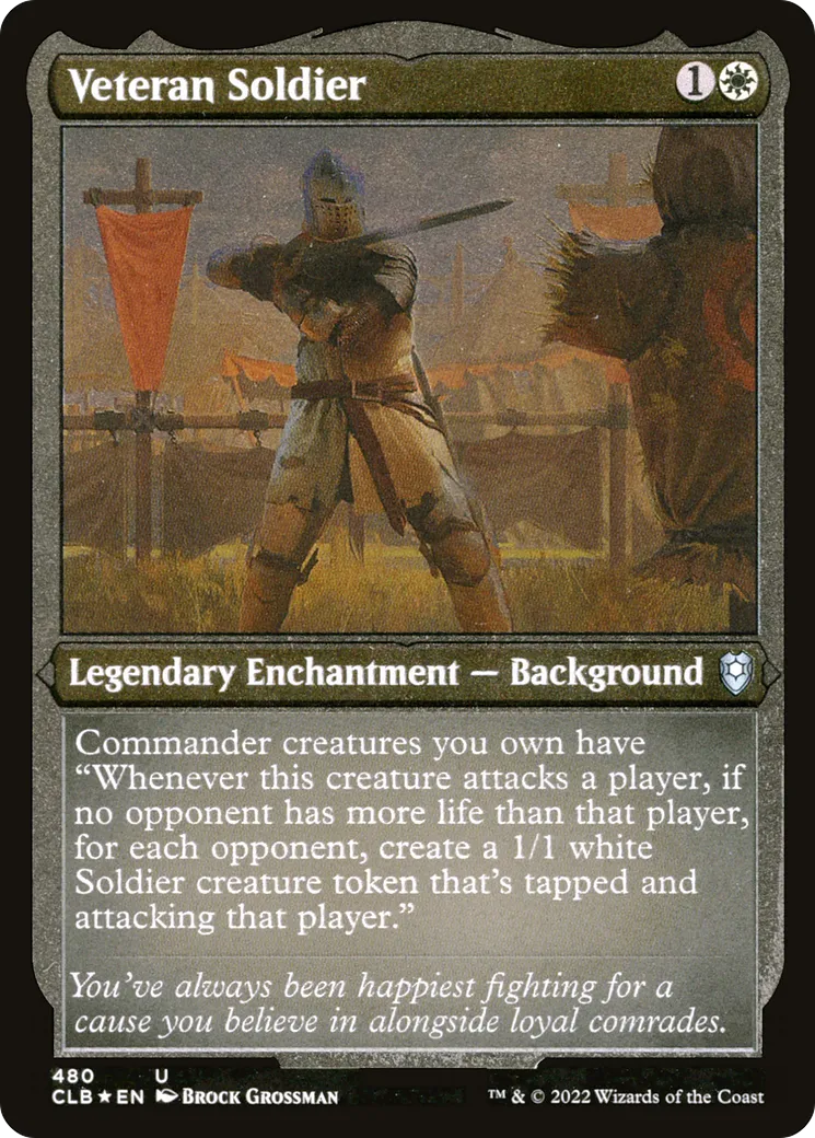 Soldat vétéran — Commander Legends: Battle for Baldur's Gate — Magic: The Gathering