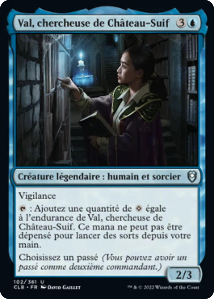 Val, chercheuse de Château-Suif — Commander Legends: Battle for Baldur's Gate — Magic: The Gathering