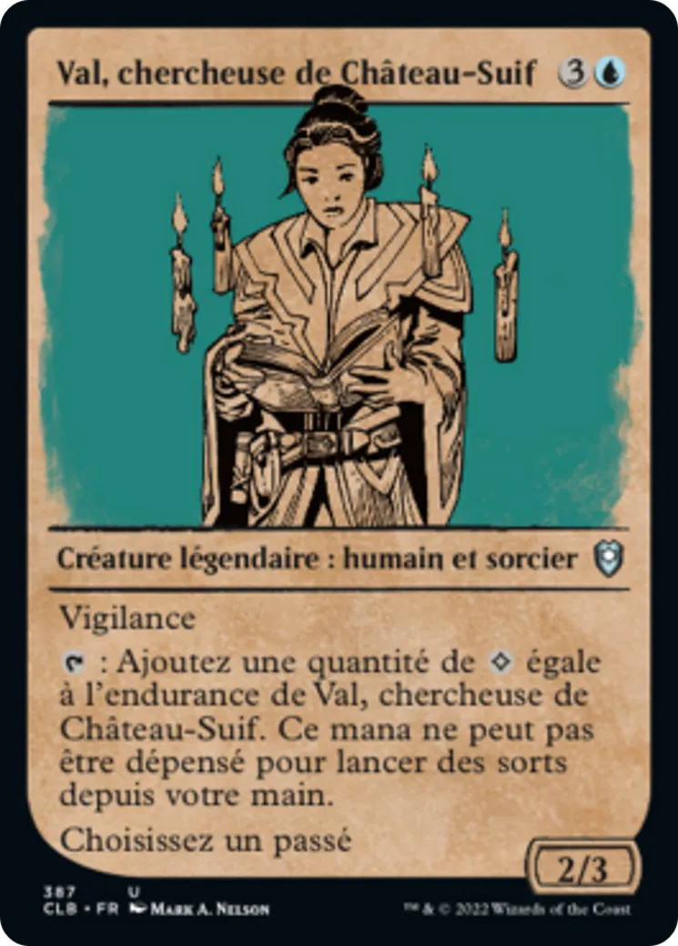 Val, chercheuse de Château-Suif from Commander Legends: Battle for Baldur's Gate - Magic: The Gathering