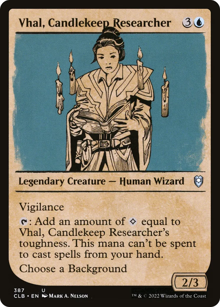Val, chercheuse de Château-Suif — Commander Legends: Battle for Baldur's Gate — Magic: The Gathering