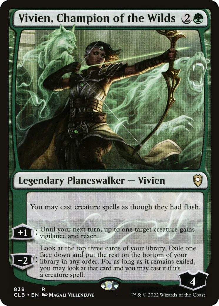 Vivien, Champion of the Wilds — Commander Legends: Battle for Baldur's Gate — Magic: The Gathering