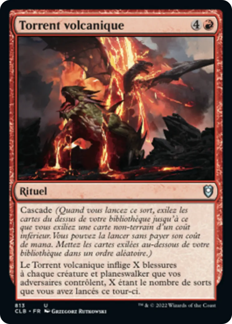 Torrent volcanique — Commander Legends: Battle for Baldur's Gate — Magic: The Gathering