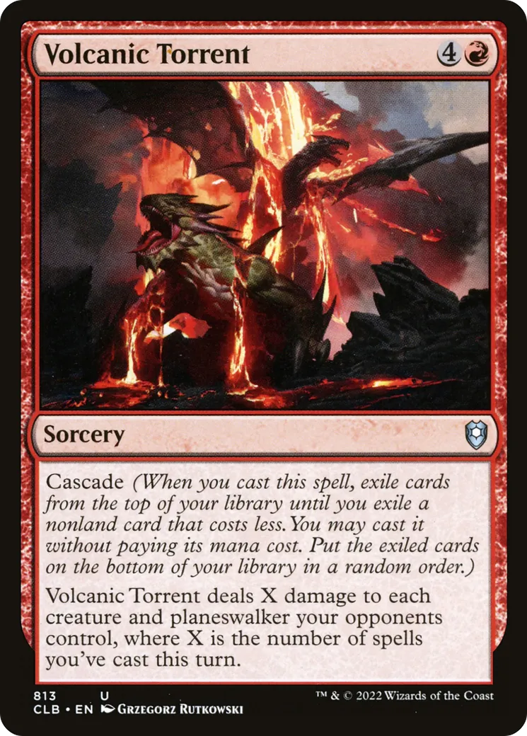 Volcanic Torrent — Commander Legends: Battle for Baldur's Gate — Magic: The Gathering