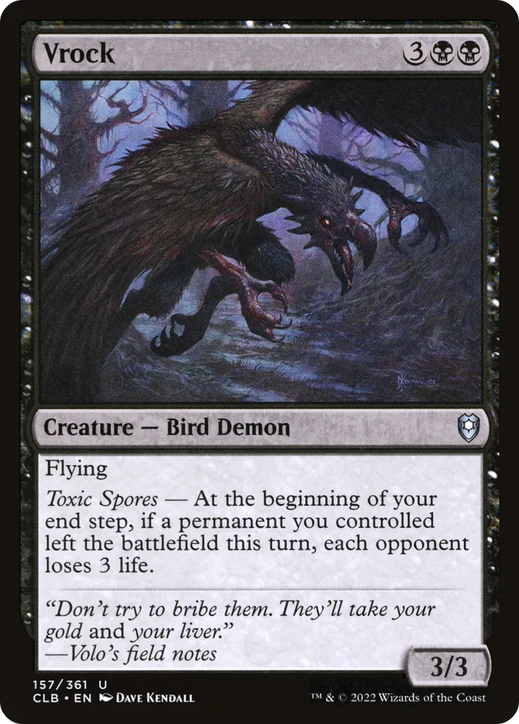 Vrock — Commander Legends: Battle for Baldur's Gate — Magic: The Gathering
