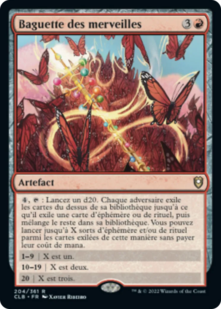 Baguette des merveilles — Commander Legends: Battle for Baldur's Gate — Magic: The Gathering