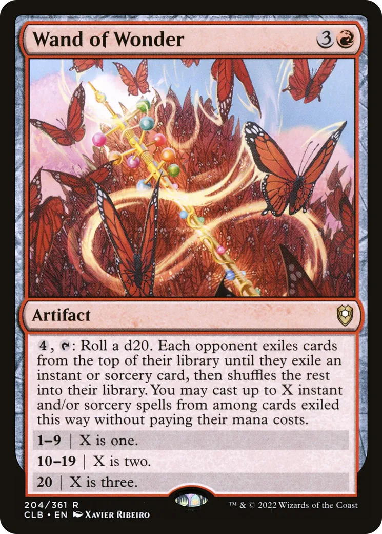Wand of Wonder — Commander Legends: Battle for Baldur's Gate — Magic: The Gathering