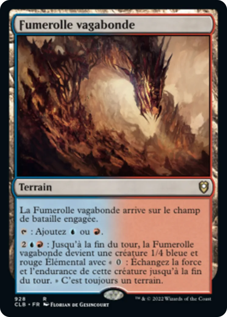 Fumerolle vagabonde — Commander Legends: Battle for Baldur's Gate — Magic: The Gathering