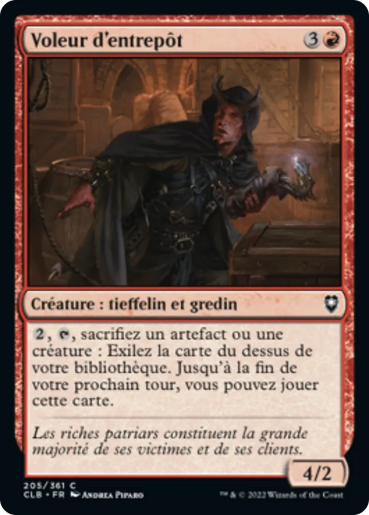 Voleur d'entrepôt from Commander Legends: Battle for Baldur's Gate - Magic: The Gathering