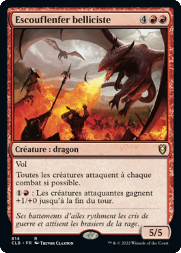 Escouflenfer belliciste — Commander Legends: Battle for Baldur's Gate — Magic: The Gathering
