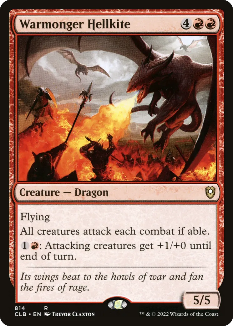 Escouflenfer belliciste — Commander Legends: Battle for Baldur's Gate — Magic: The Gathering