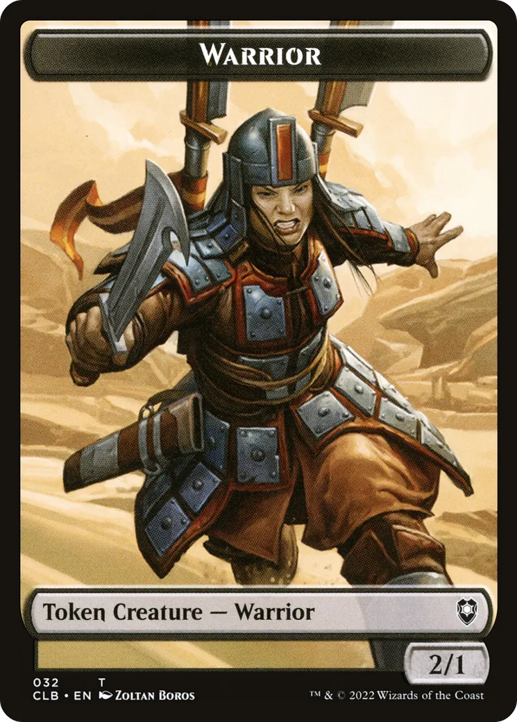 Warrior — Commander Legends: Battle for Baldur's Gate — Magic: The Gathering