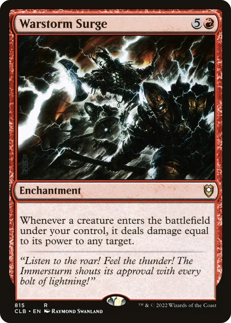 Warstorm Surge — Commander Legends: Battle for Baldur's Gate — Magic: The Gathering