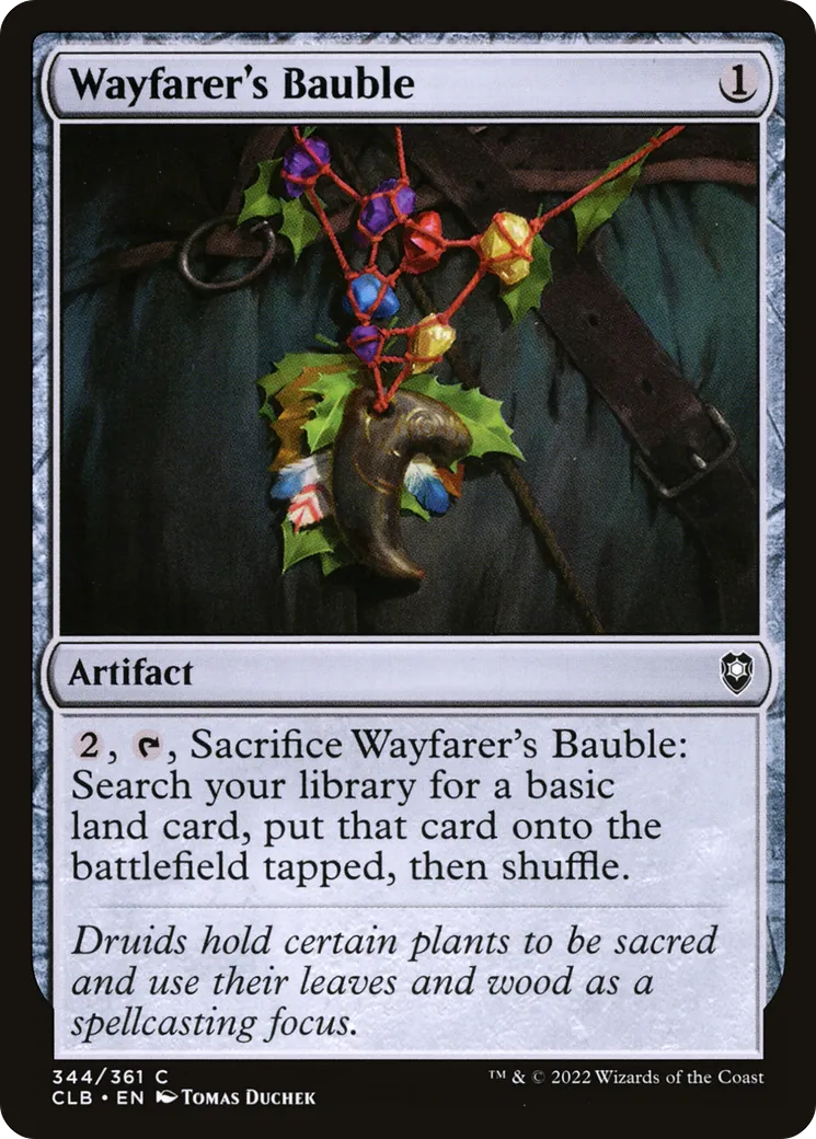 Babiole du voyageur — Commander Legends: Battle for Baldur's Gate — Magic: The Gathering